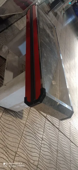 Mostrador de acero inoxidable