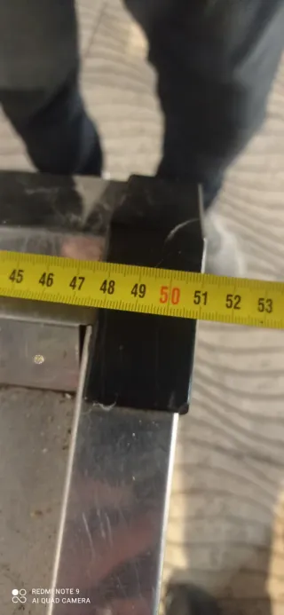 Mostrador de acero inoxidable