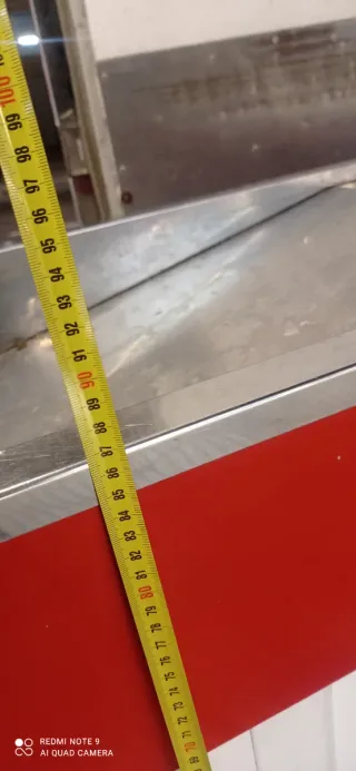 Mostrador de acero inoxidable