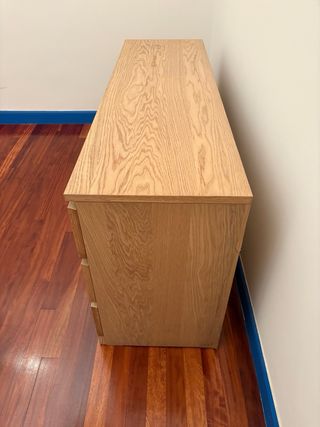 Cómoda 6 cajones MALM IKEA madera