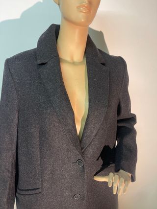 Abrigo Zapa Lana Gris Talla Única