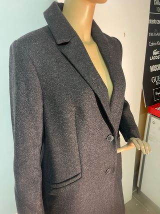 Abrigo Zapa Lana Gris Talla Única