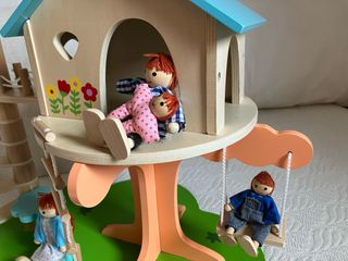 Casita del árbol de madera juguete