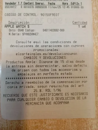 Apple Watch Series 11 46mm Negro