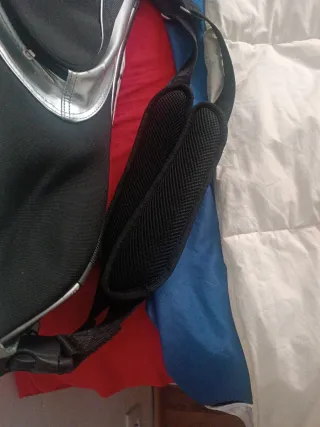 Raquetero Babolat Team Negro y Plateado