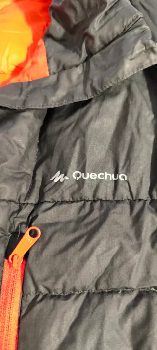 Chaqueta Plumas Quechua Forclaz Trek900 Negra/Nara