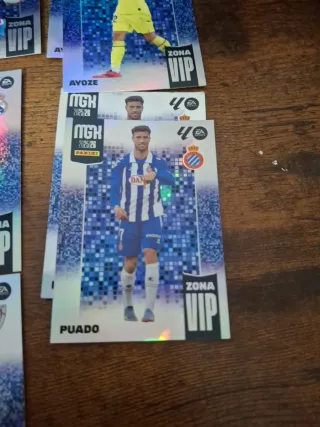 Colección de cromos de fútbol Zona VIP