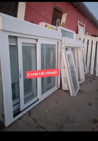 Ventana aluminio 160x127 alto Climalit