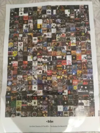 Poster vinili classici anni '90 HHV