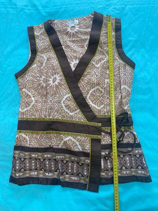 Conjunto pantalones y top cruzado