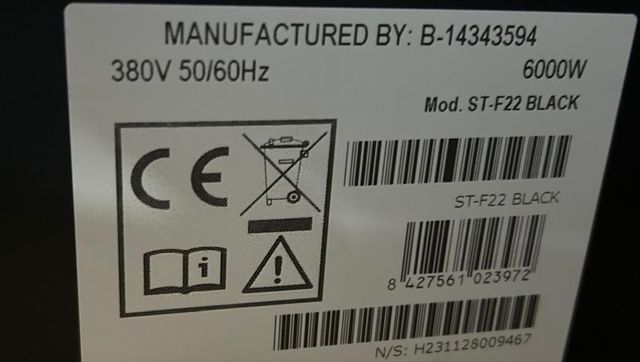 Horno Convección ST-F22 Black FM