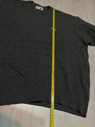 Jersey Lacoste gris pull sweat vintage