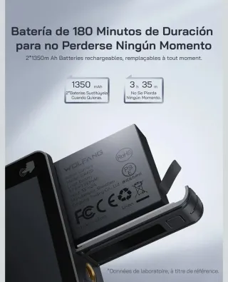 Cámara Deportiva Wolfang GA420 4K