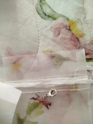 Colgante gato plata para pulseras