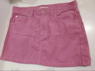 Mini Falda Rosa de Mango