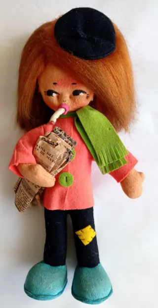 Muñeca vintage años 70