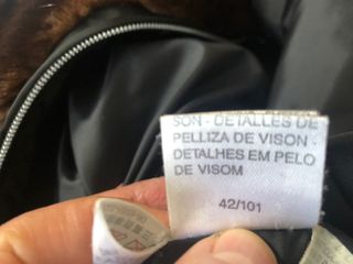 Chaqueta Marella Piel y Nylon