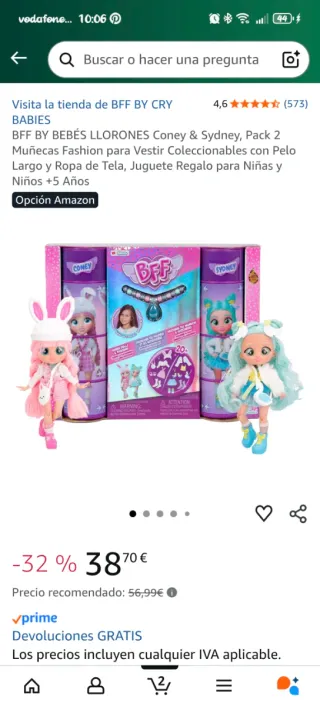 BFF BY BEBÉS LLORONES Sydney