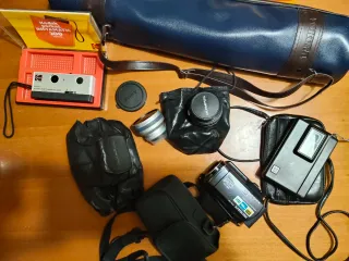 Cámara y accesorios olympus, Kodak y tokura