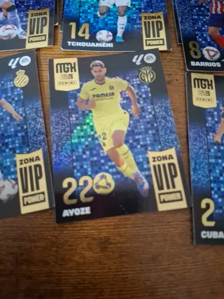 Colección cromos fútbol Zona VIP Power