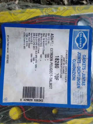 R18 Cristal+Espejo,Juntas,Buje SFK y Guardapolvos