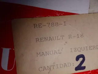 R18 Cristal+Espejo,Juntas,Buje SFK y Guardapolvos