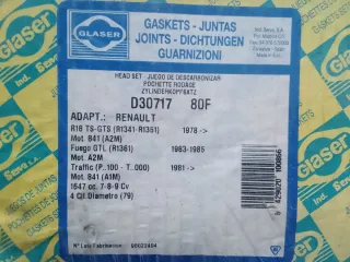 R18 Cristal+Espejo,Juntas,Buje SFK y Guardapolvos