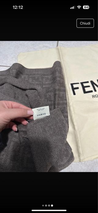 Sciarpa Fendi 100% Lana