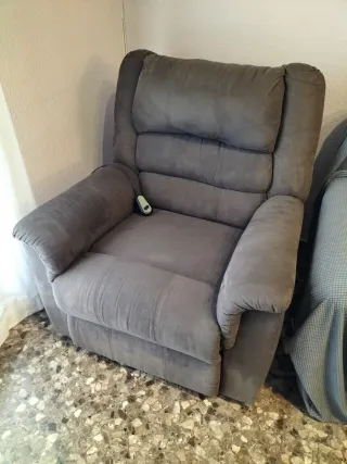 Sofá reclinable eléctrico