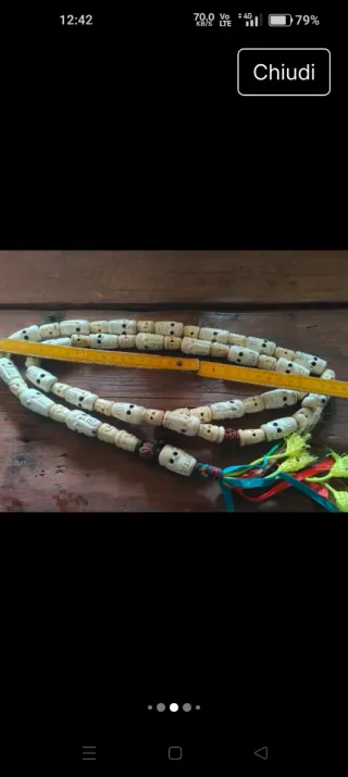 Collana con teschi meditazione