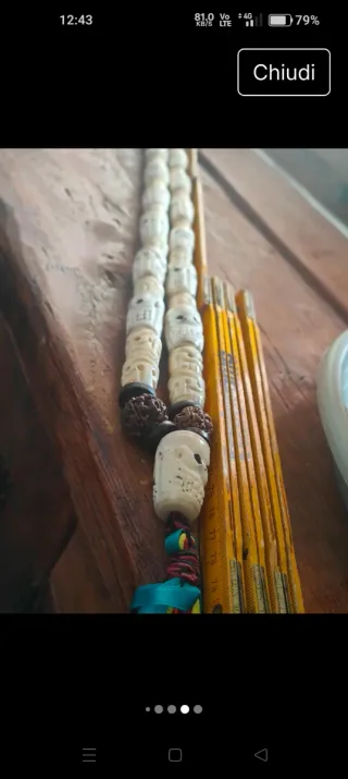 Collana con teschi meditazione