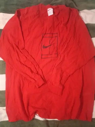 Camiseta Nike Manga Larga Roja