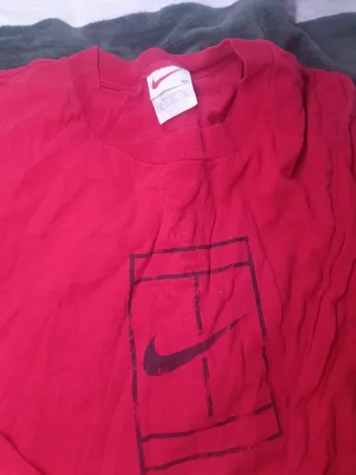 Camiseta Nike Manga Larga Roja