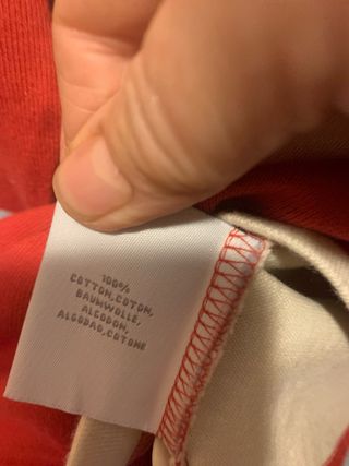 Sudadera GANT Algodón Rayas Roja y Blanca