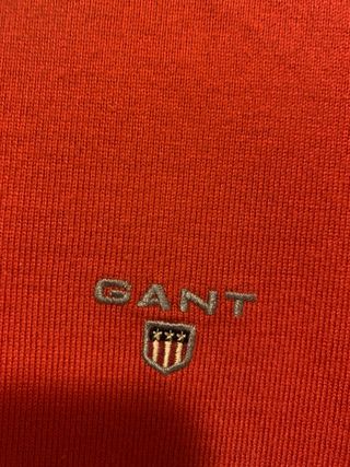 Sudadera GANT Algodón Rayas Roja y Blanca