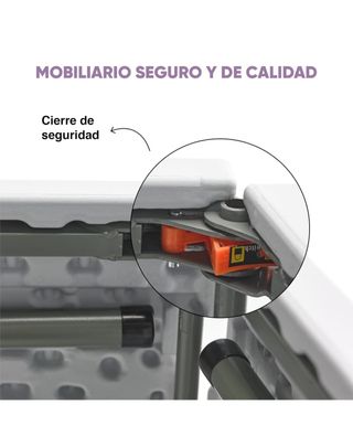 Mesa plegable portátil 180x70x74 cm