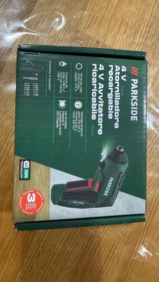 Atornillador Parkside 4V Recargable PAS 4 D7
