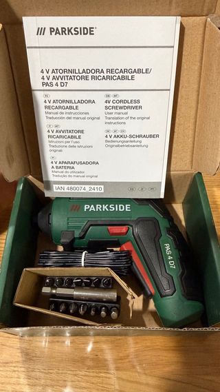Atornillador Parkside 4V Recargable PAS 4 D7