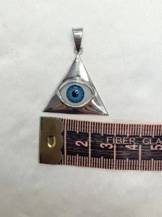 Colgante Ojo de la Providencia Plata 925