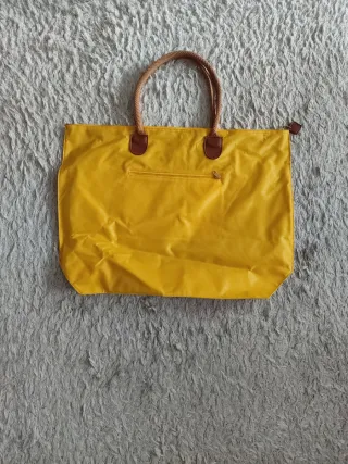 Bolso amarillo de mano Lancome plástico