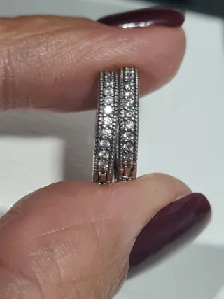 Pendientes Pandora Aro Brillantes