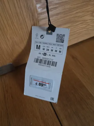 Abrigo pelo Zara Talla M