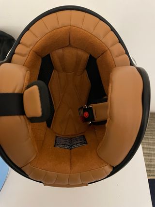 Casco Moto Café Racer ATOM Blanco mate tallaS 56cm