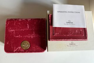 Caja Omega Seamaster Speedmaster Completa.