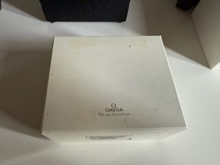 Caja Omega Seamaster Speedmaster Completa.