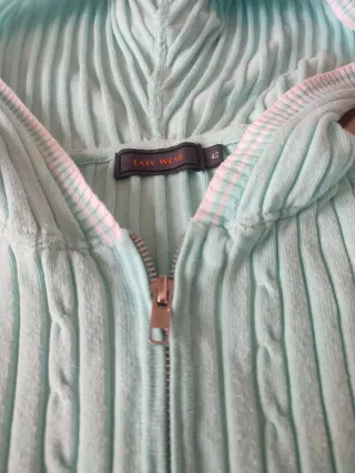 Sudadera Easy Wear punto acanalado