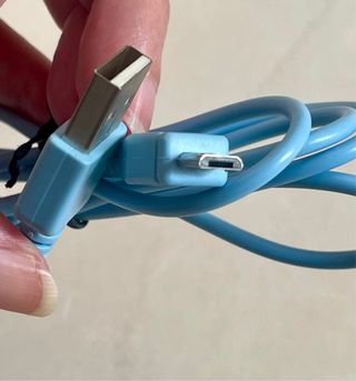 Cable micro USB azul