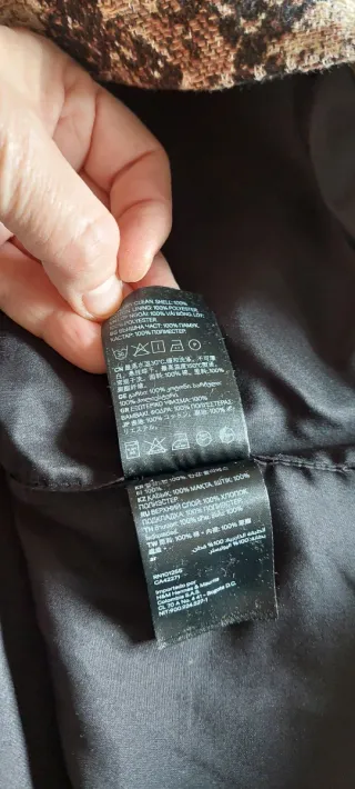 Falda H&M efecto piel serpiente