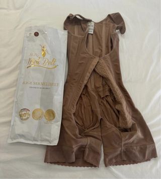 Faja Meli Belt Colombiana Cintura Avispa Beige