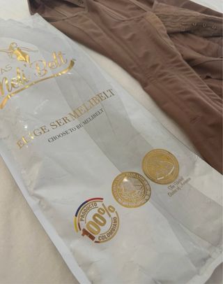 Faja Meli Belt Colombiana Cintura Avispa Beige